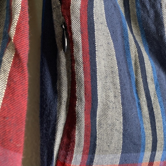 Anthropologie Isabella Sinclair plaid tartan mock wrap dress women’s small VGUC - Picture 6 of 11